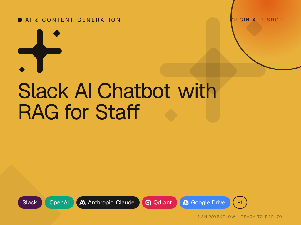 Slack AI Chatbot with RAG for Staff