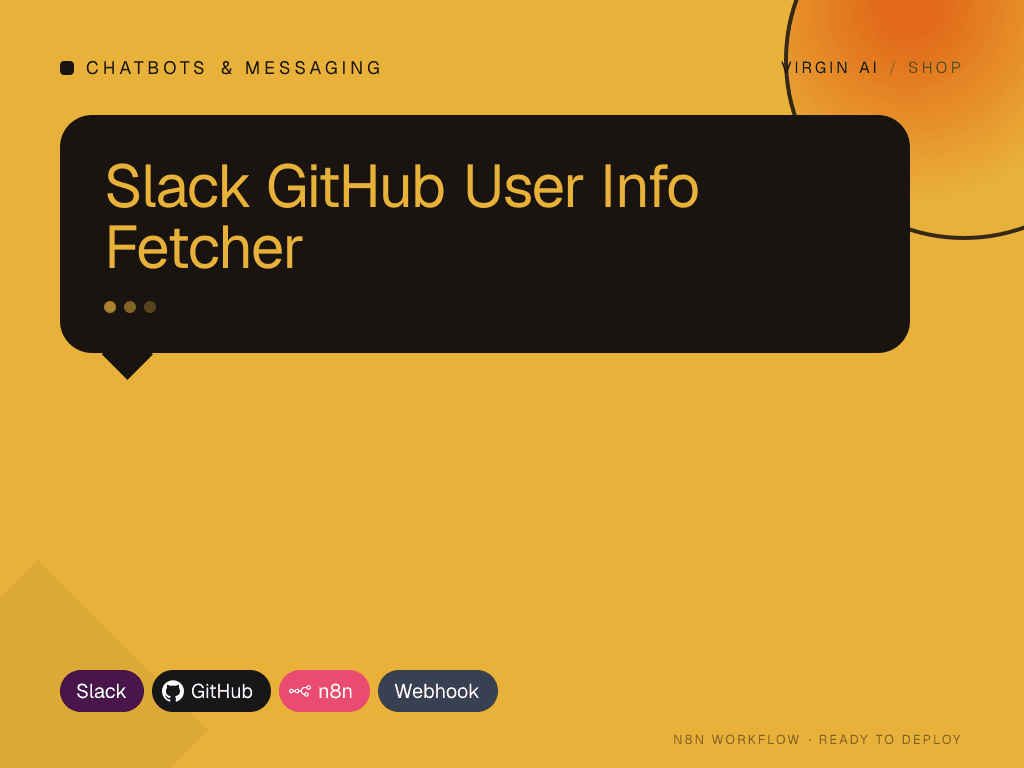 Slack GitHub User Info Fetcher