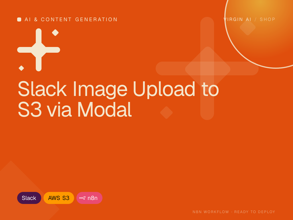 Slack Image Upload to S3 via Modal