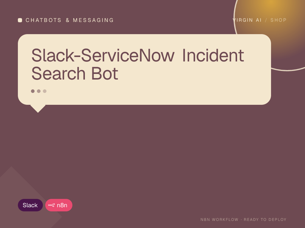 Slack-ServiceNow Incident Search Bot