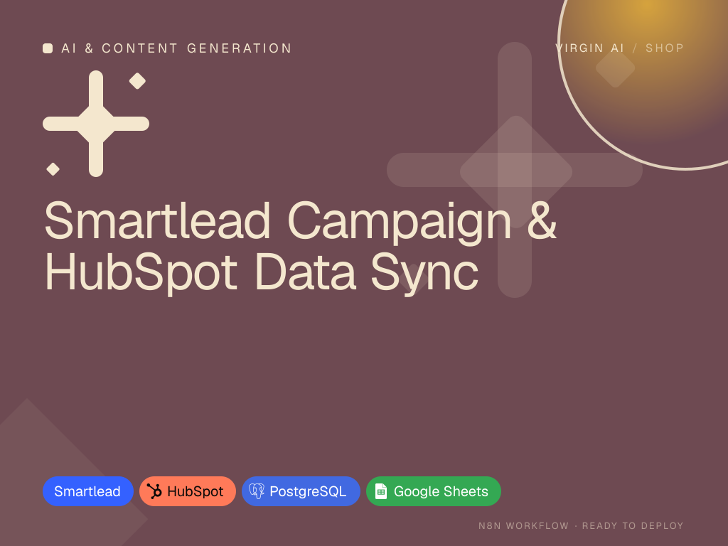 Smartlead Campaign & HubSpot Data Sync