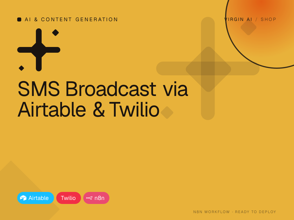 SMS Broadcast via Airtable & Twilio
