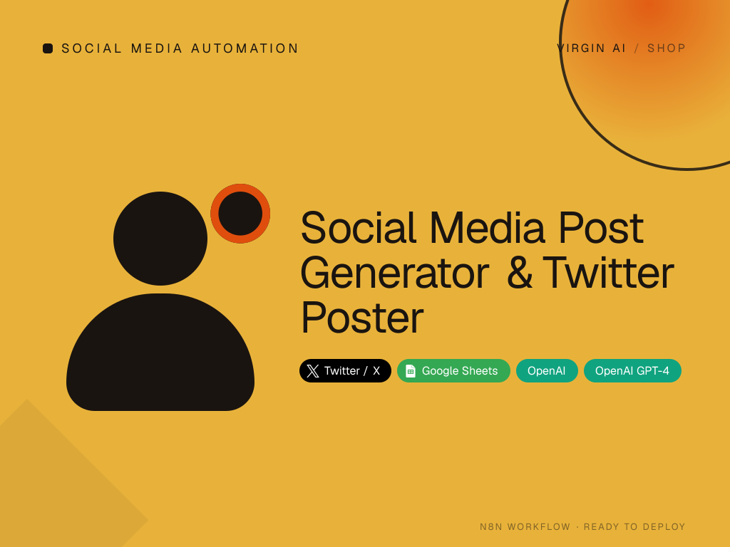 Social Media Post Generator & Twitter Poster