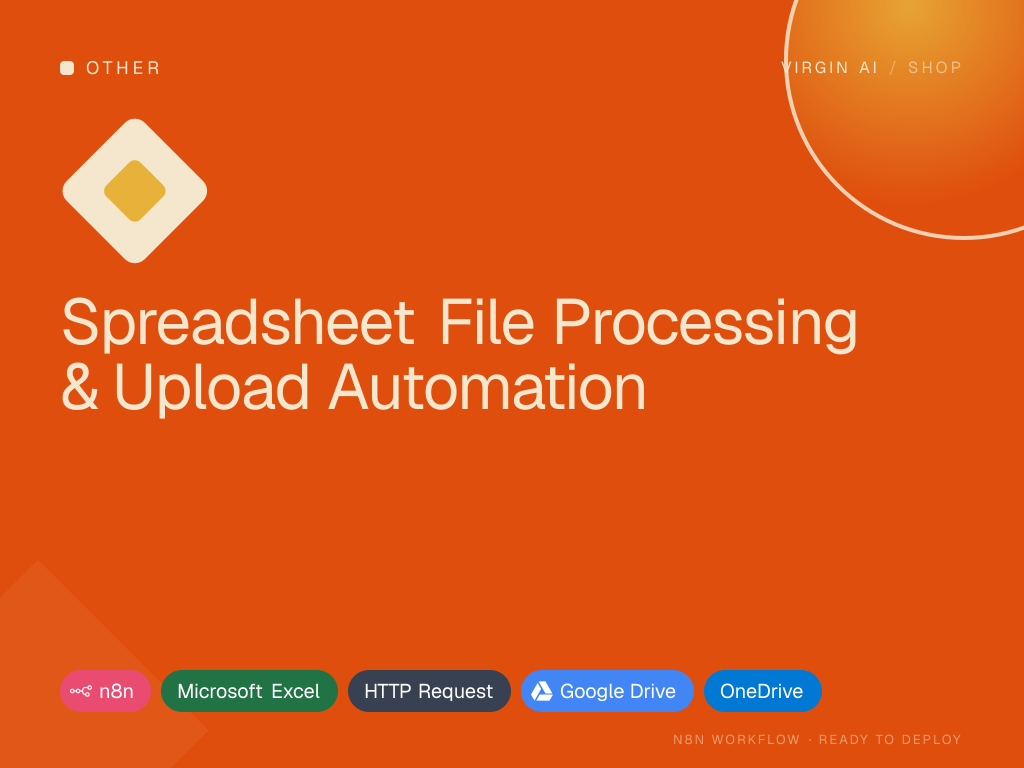 Spreadsheet File Processing & Upload Automation
