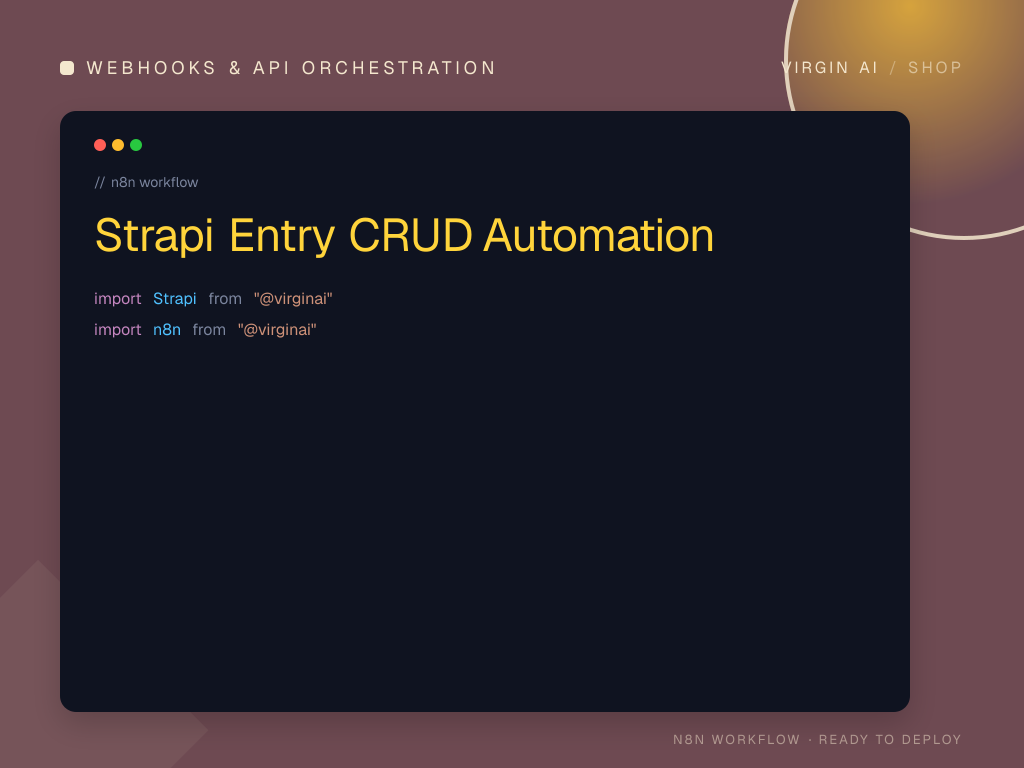 Strapi Entry CRUD Automation