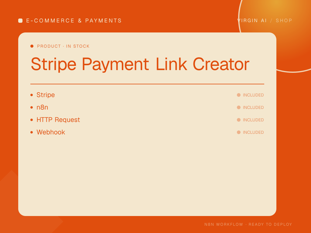 Stripe Payment Link Creator