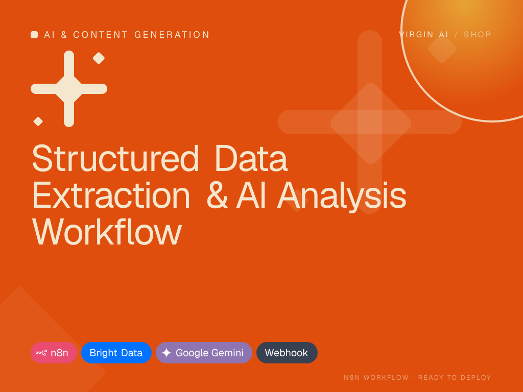 Structured Data Extraction & AI Analysis Workflow