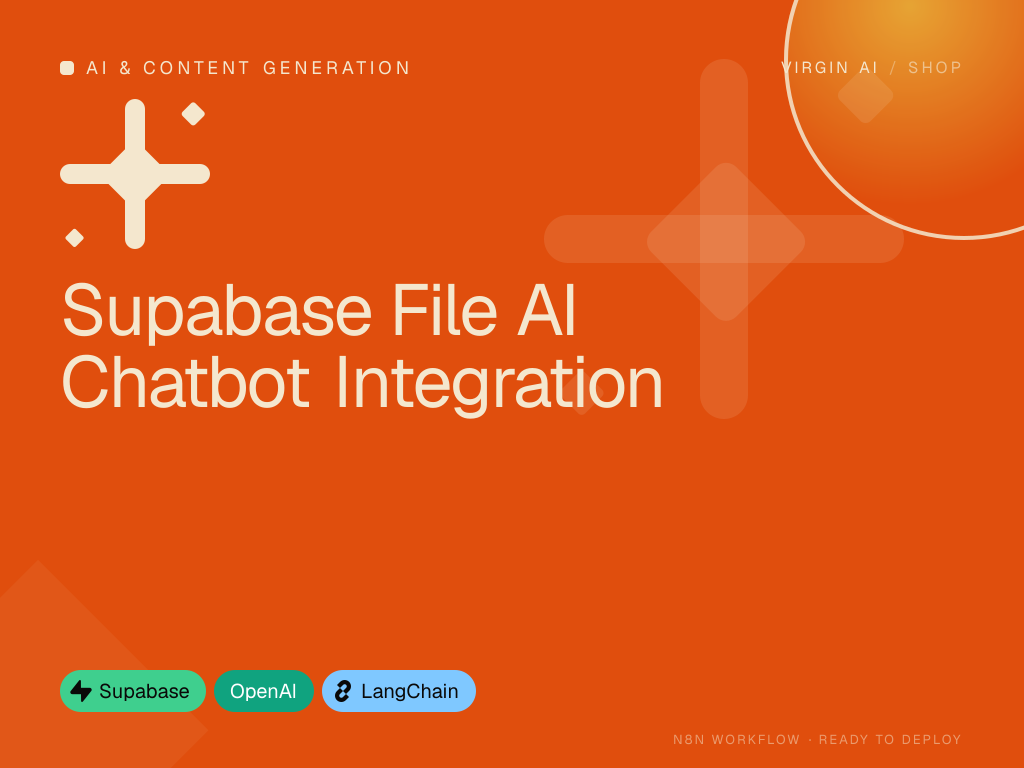 Supabase File AI Chatbot Integration