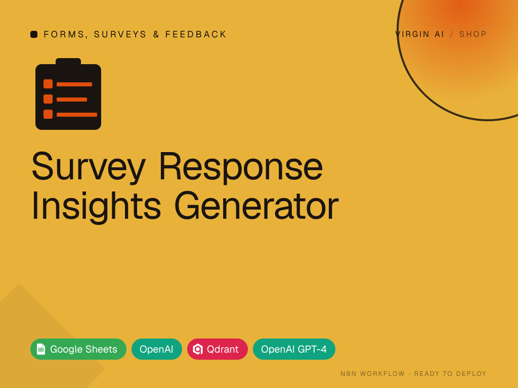 Survey Response Insights Generator
