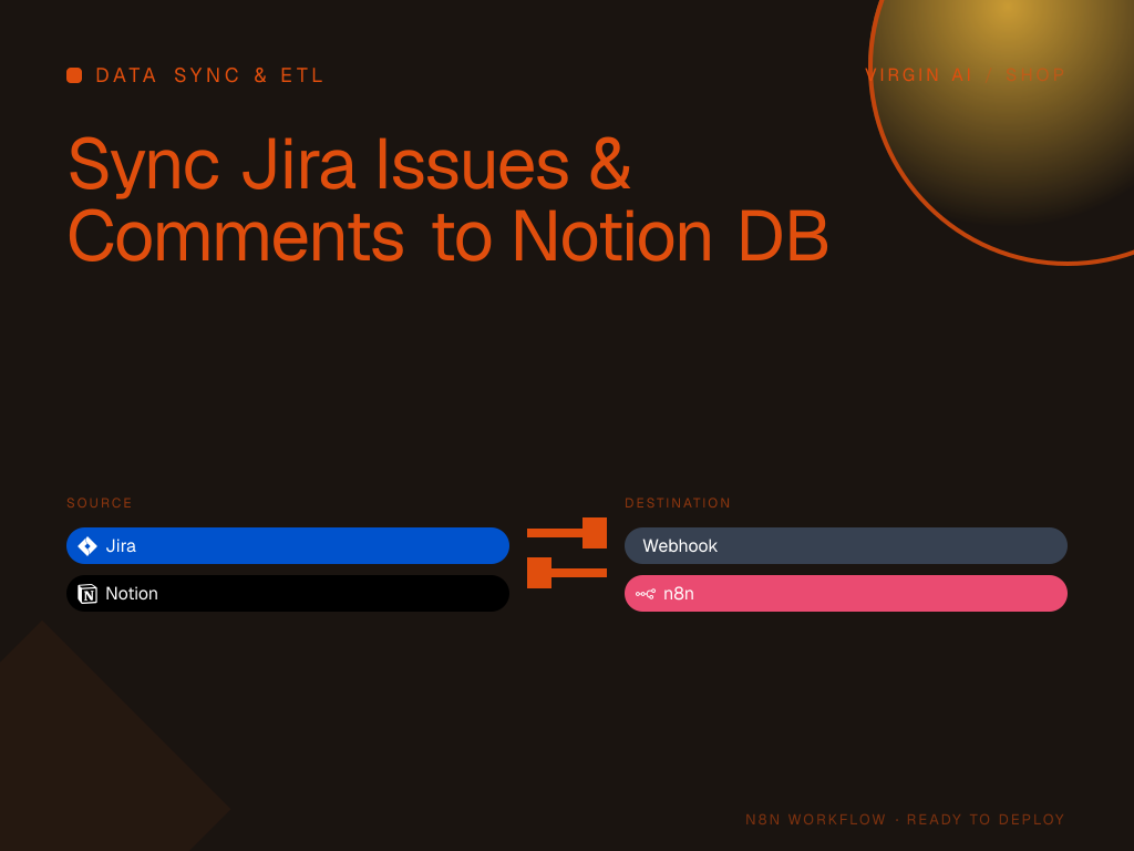 Sync Jira Issues & Comments to Notion DB