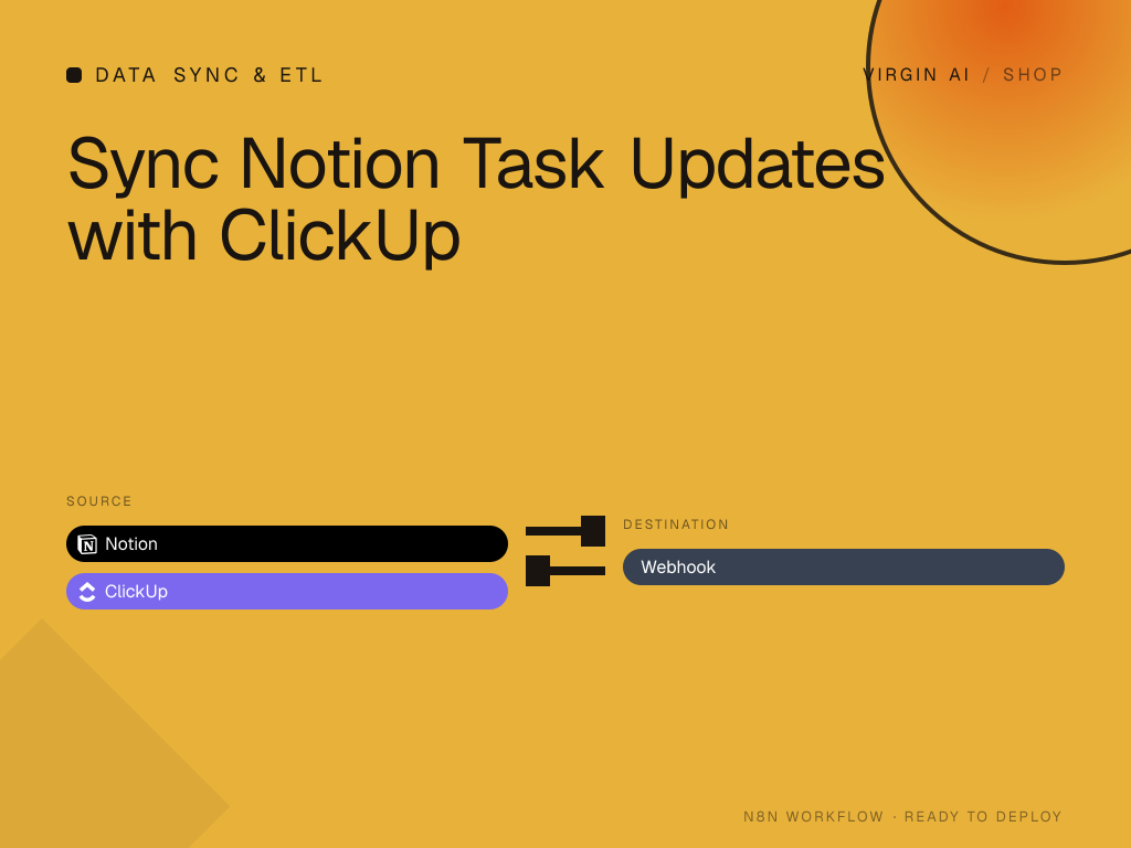Sync Notion Task Updates with ClickUp