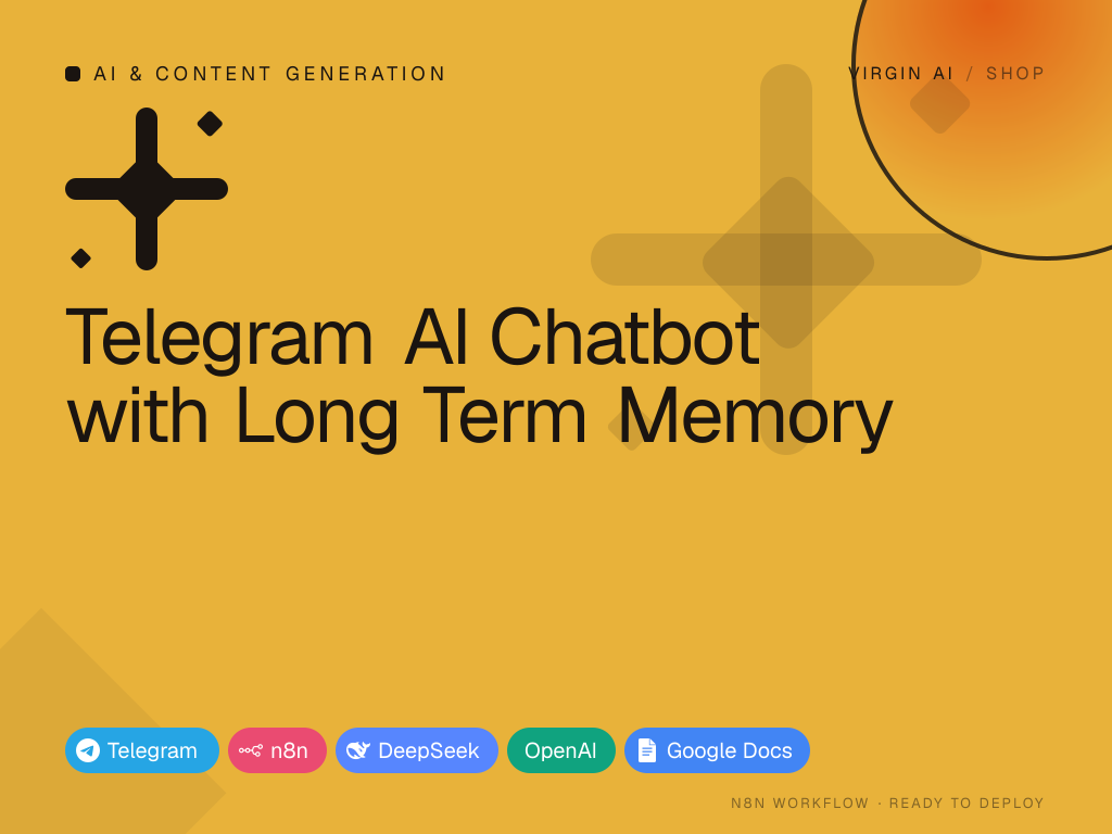 Telegram AI Chatbot with Long Term Memory