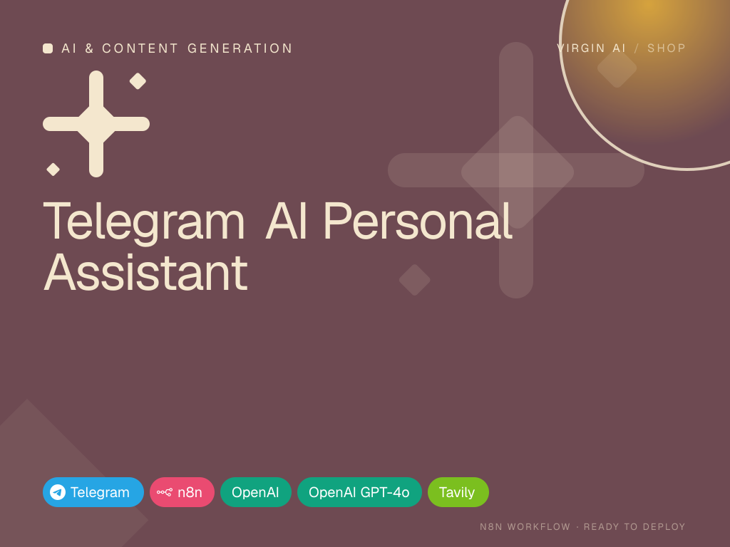 Telegram AI Personal Assistant