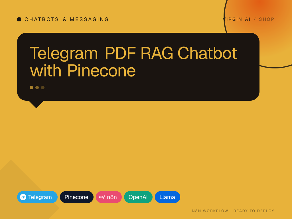 Telegram PDF RAG Chatbot with Pinecone