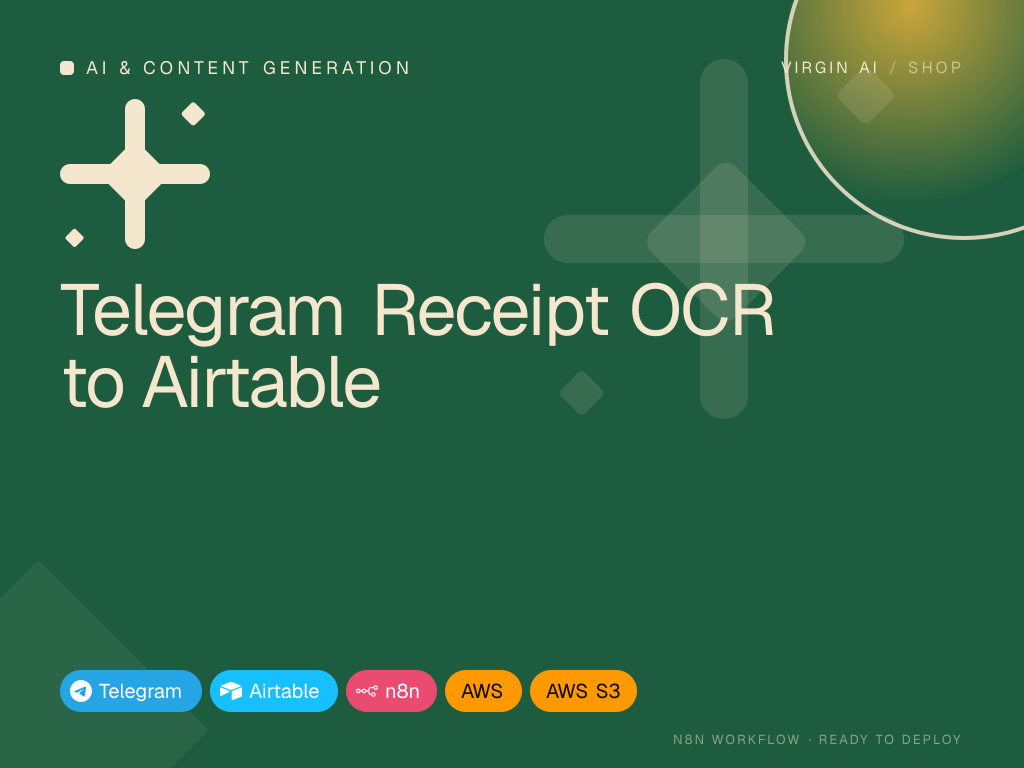 Telegram Receipt OCR to Airtable