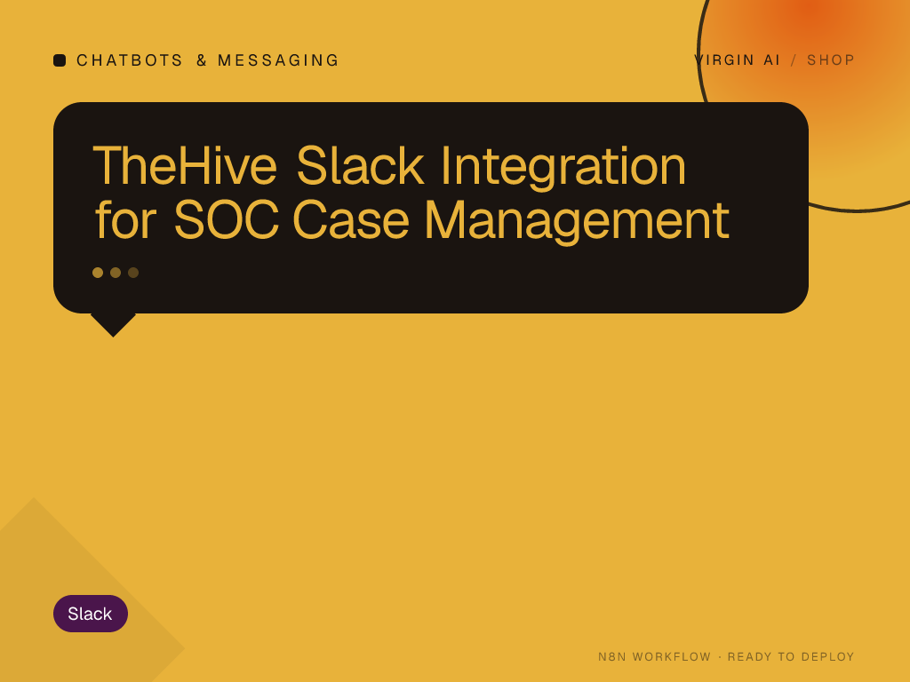 TheHive Slack Integration for SOC Case Management