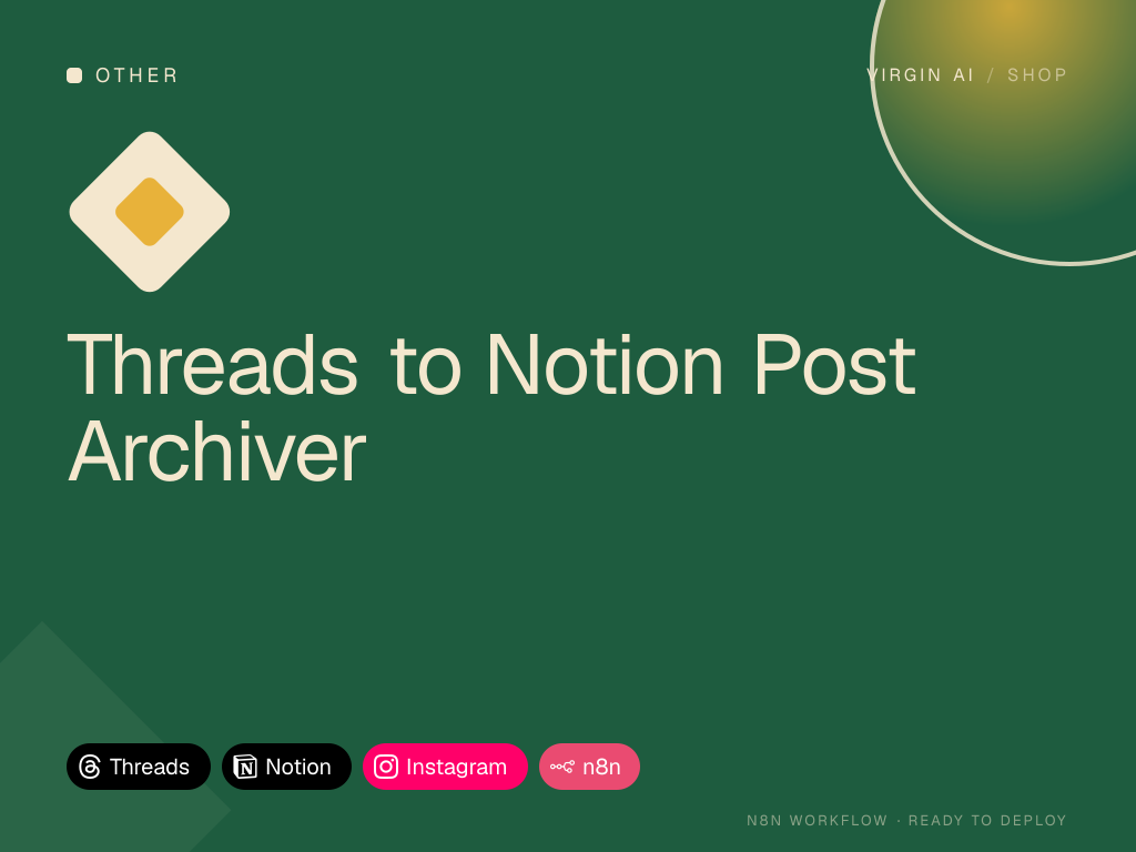 Threads to Notion Post Archiver