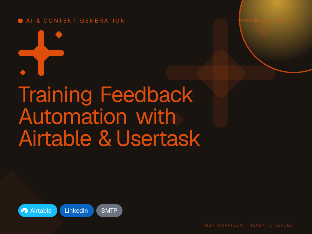 Training Feedback Automation with Airtable & Usertask