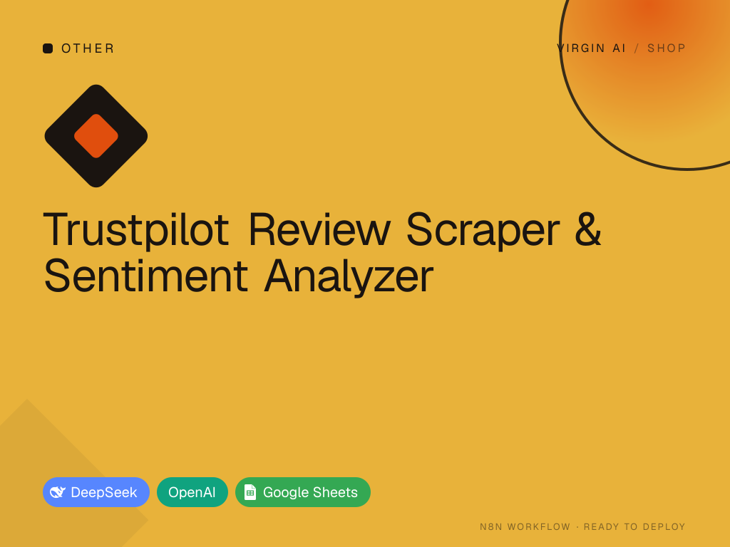 Trustpilot Review Scraper & Sentiment Analyzer