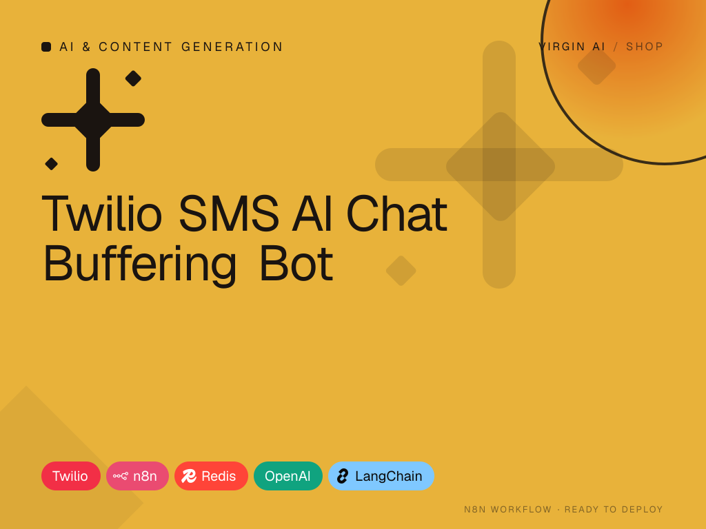 Twilio SMS AI Chat Buffering Bot