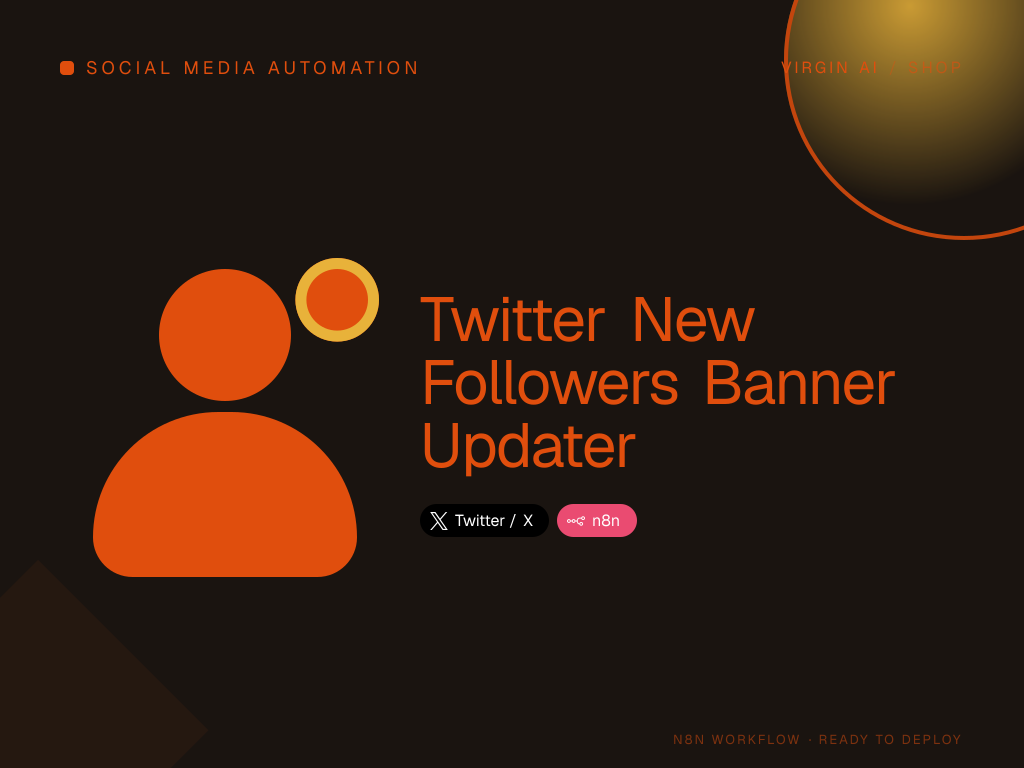 Twitter New Followers Banner Updater