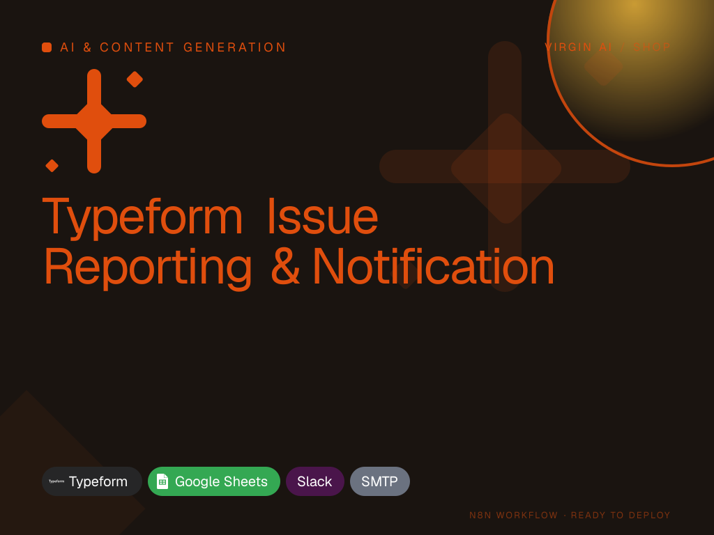 Typeform Issue Reporting & Notification