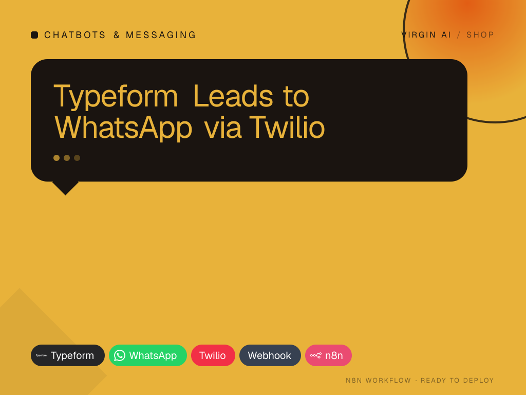 Typeform Leads to WhatsApp via Twilio