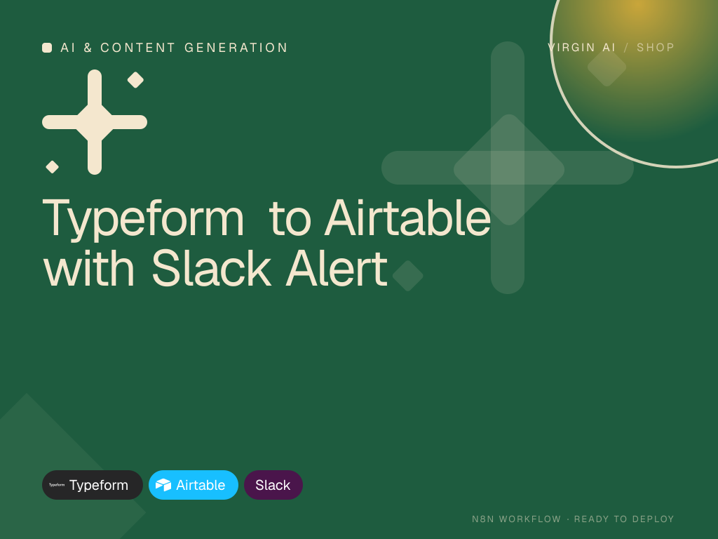 Typeform to Airtable with Slack Alert