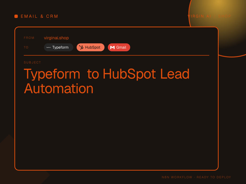 Typeform to HubSpot Lead Automation