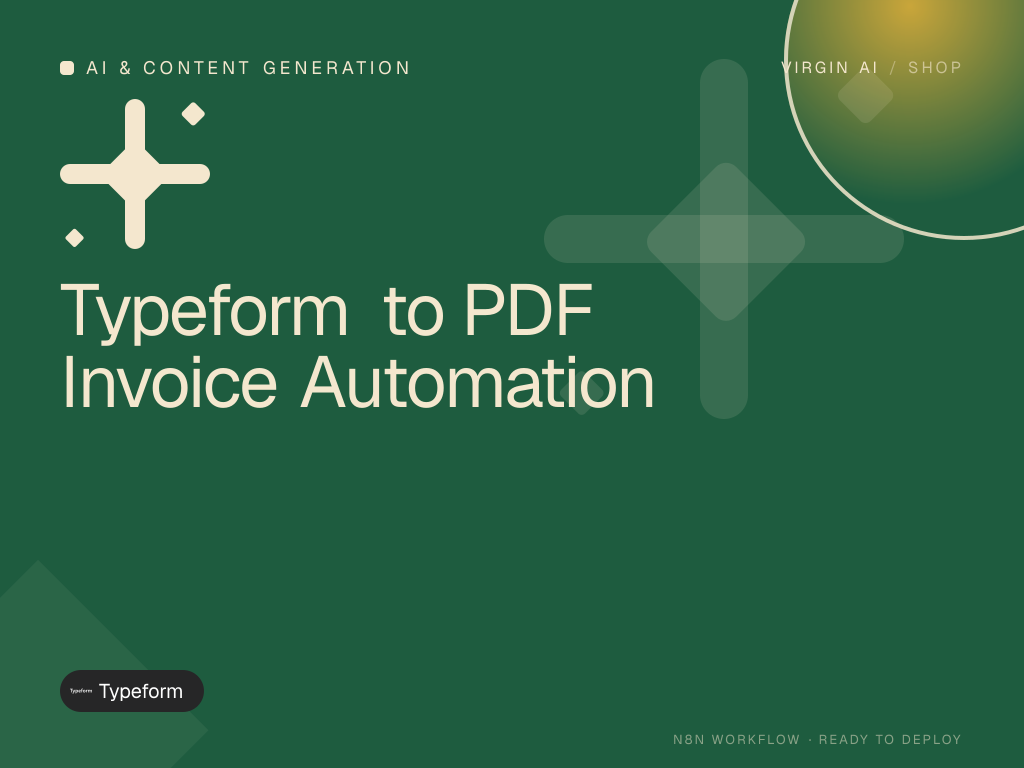 Typeform to PDF Invoice Automation