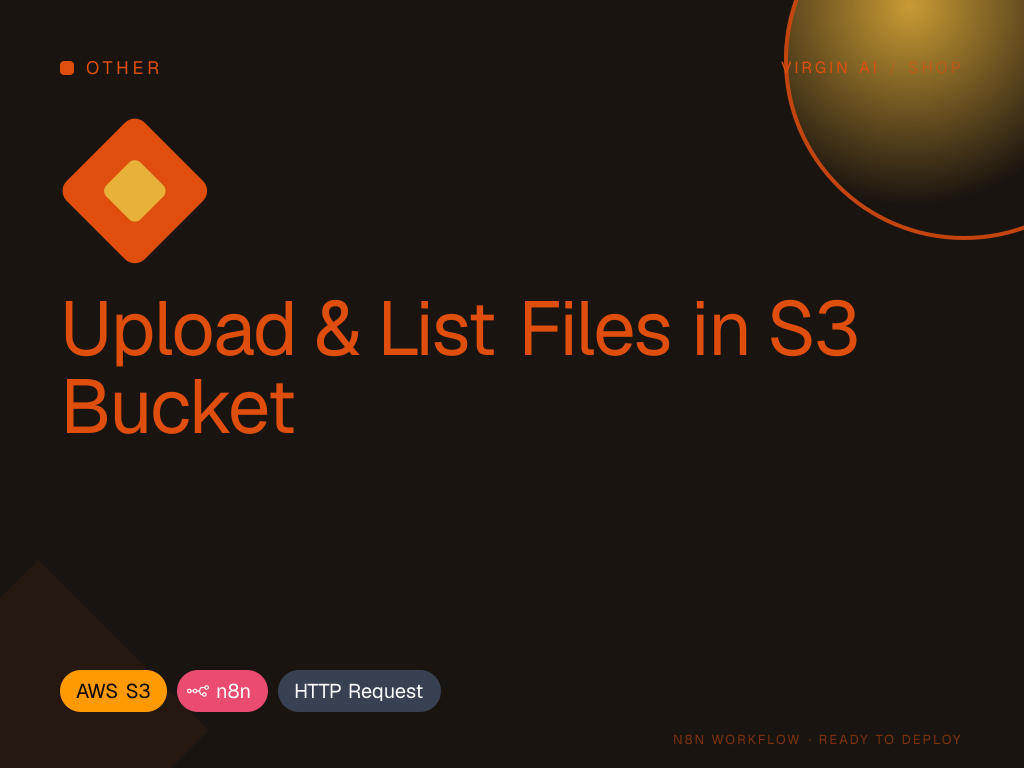 Upload & List Files in S3 Bucket