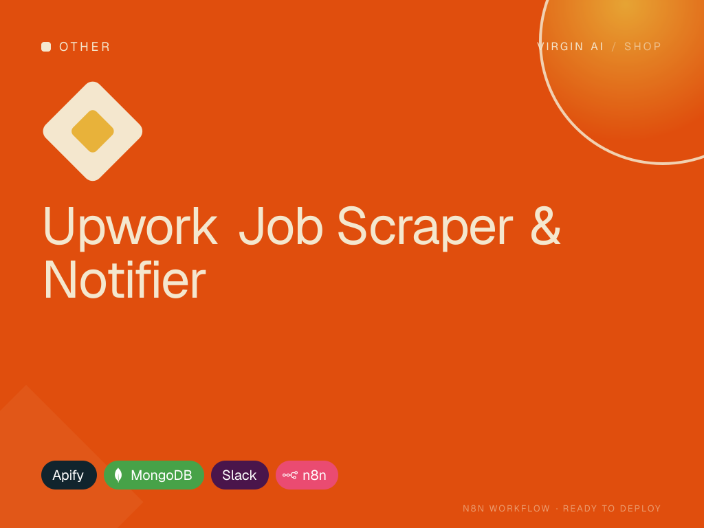 Upwork Job Scraper & Notifier