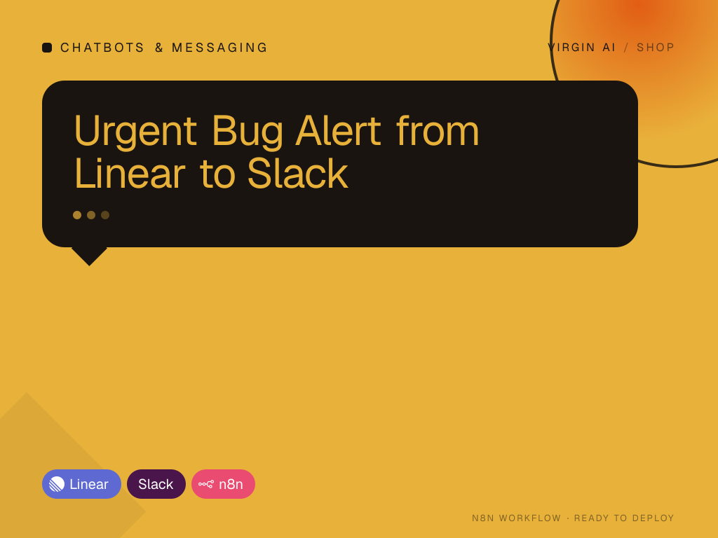 Urgent Bug Alert from Linear to Slack