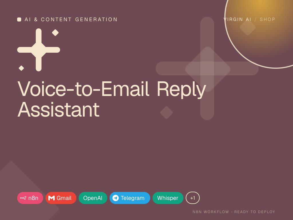 Voice-to-Email Reply Assistant