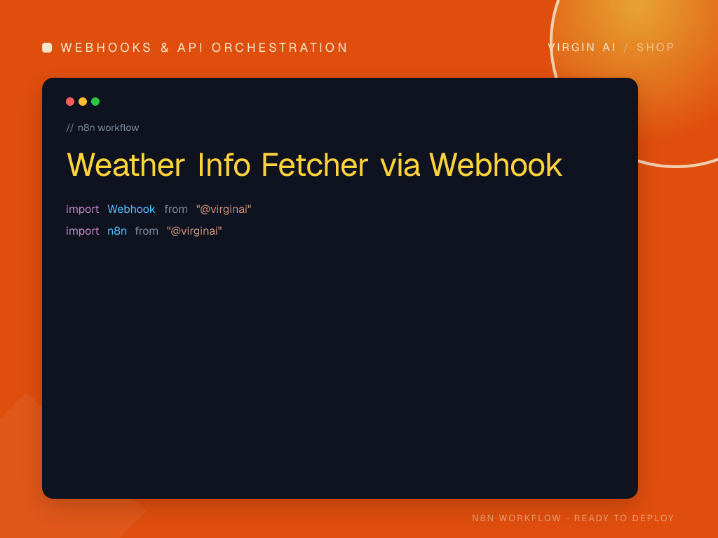 Weather Info Fetcher via Webhook