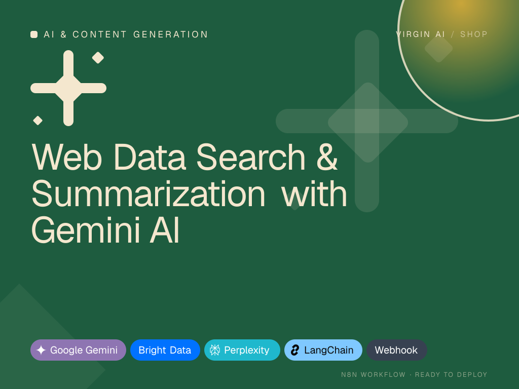 Web Data Search & Summarization with Gemini AI