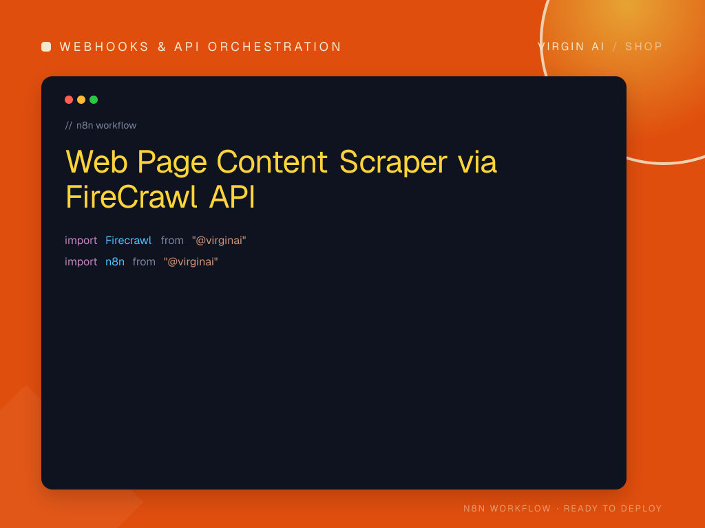 Web Page Content Scraper via FireCrawl API