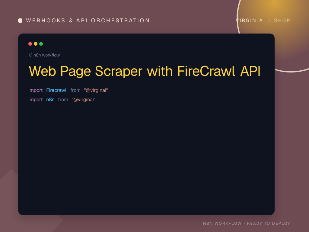 Web Page Scraper with FireCrawl API