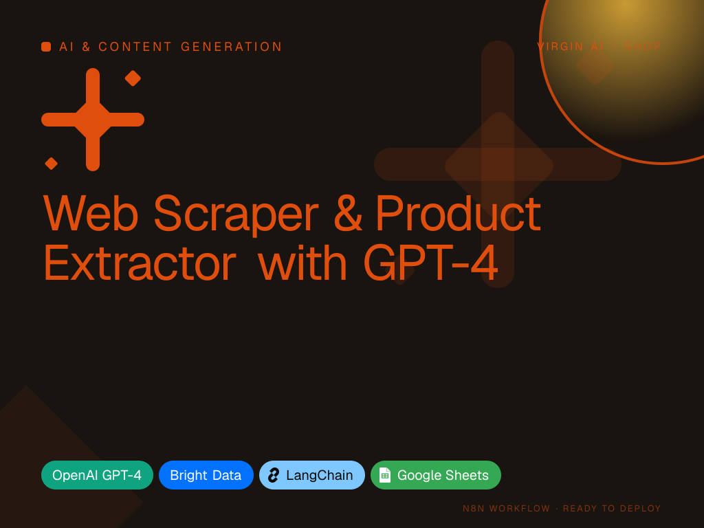 Web Scraper & Product Extractor with GPT-4