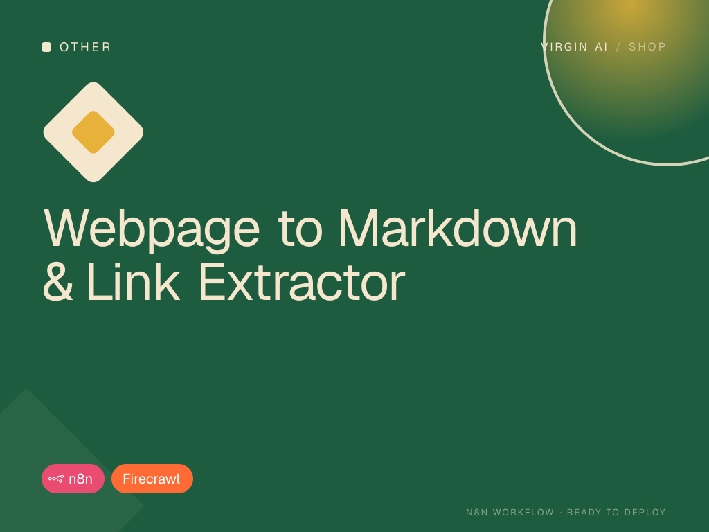 Webpage to Markdown & Link Extractor
