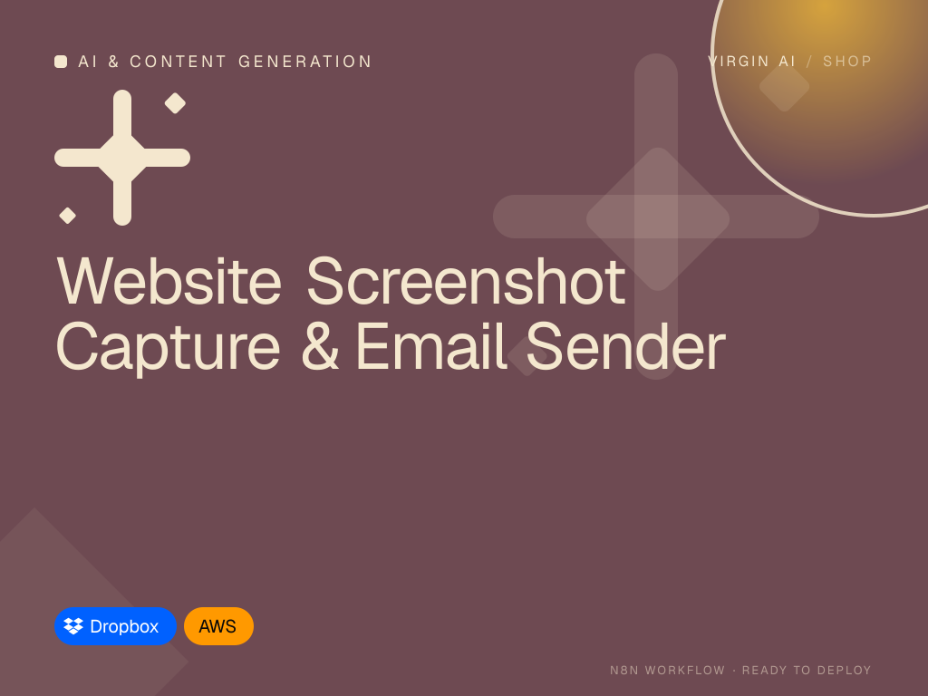 Website Screenshot Capture & Email Sender