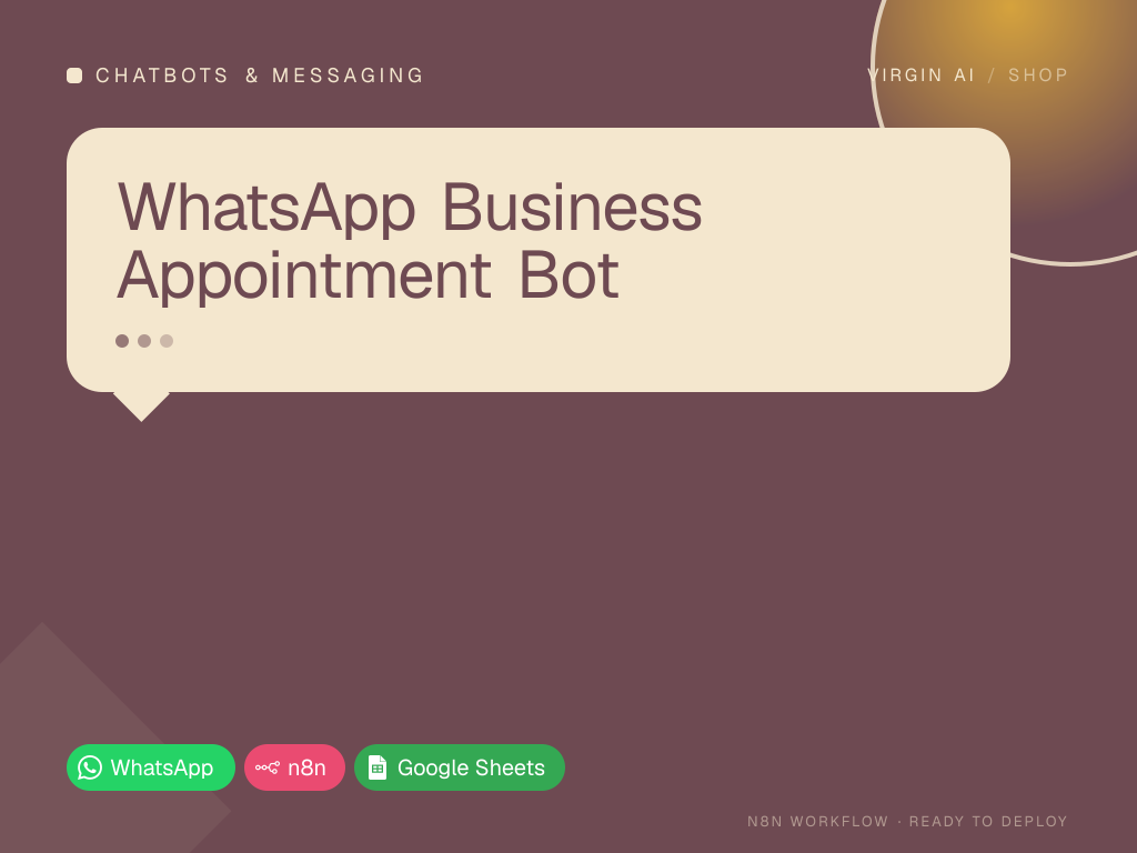 WhatsApp Business Appointment Bot
