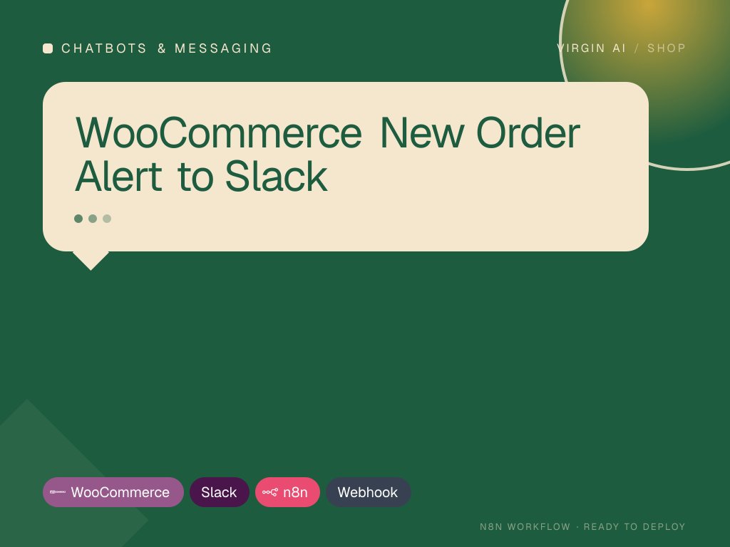WooCommerce New Order Alert to Slack