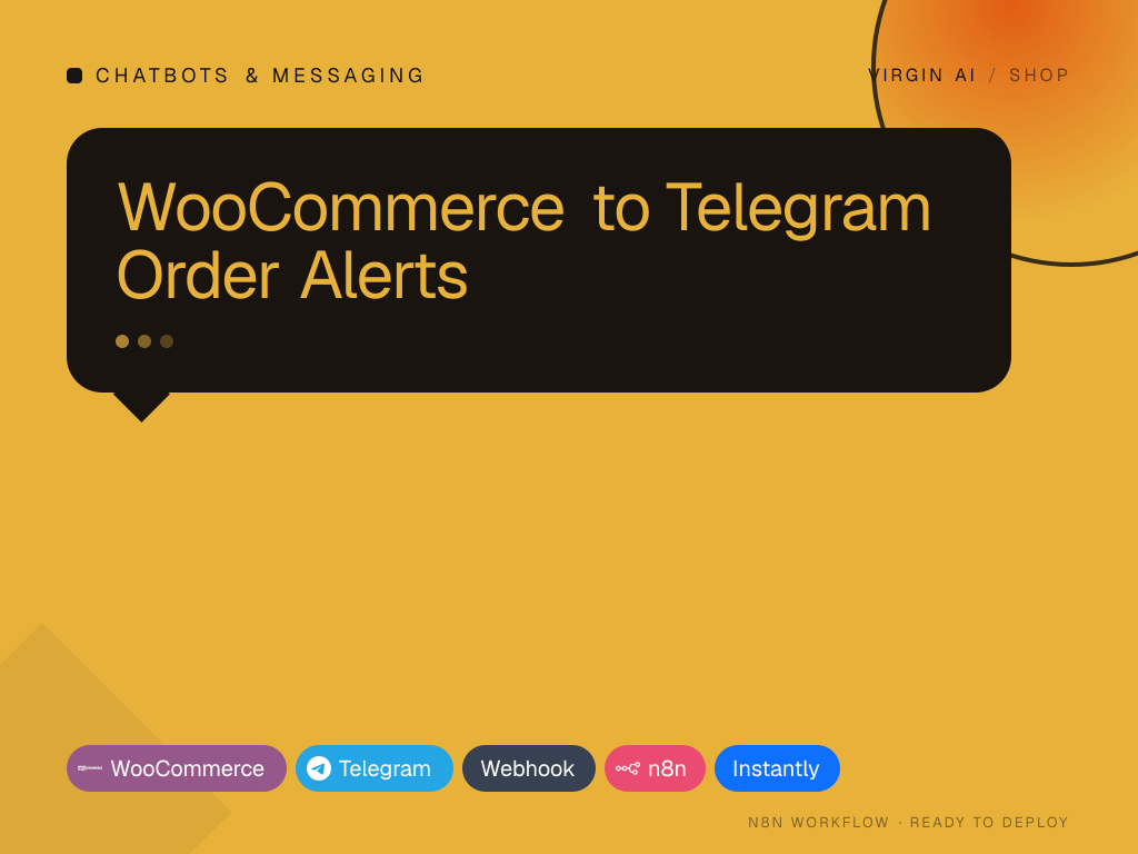 WooCommerce to Telegram Order Alerts