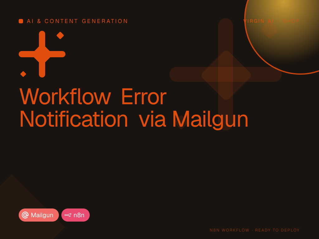 Workflow Error Notification via Mailgun