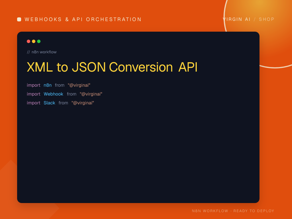 XML to JSON Conversion API