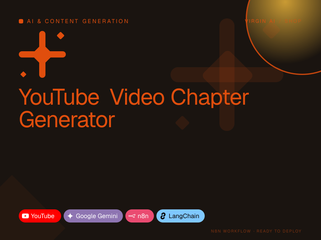 YouTube Video Chapter Generator