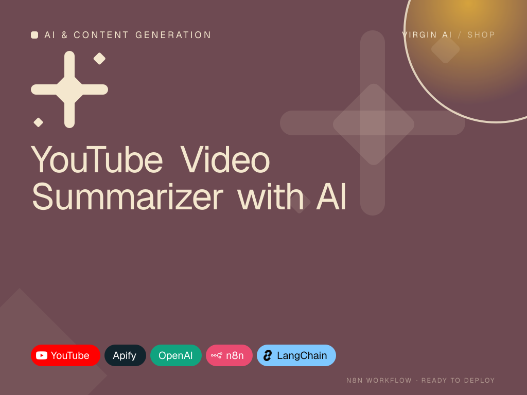 YouTube Video Summarizer with AI