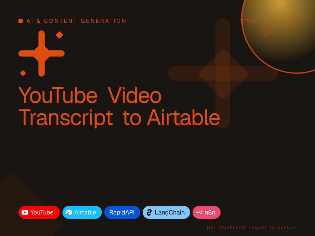 YouTube Video Transcript to Airtable