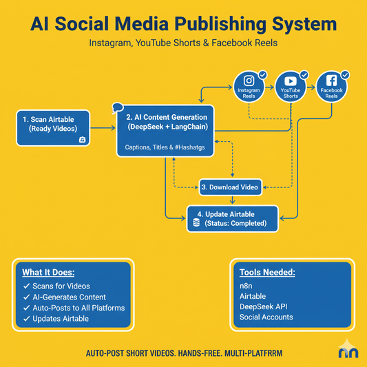 AI Social Media Publishing System (Instagram, Youtube)